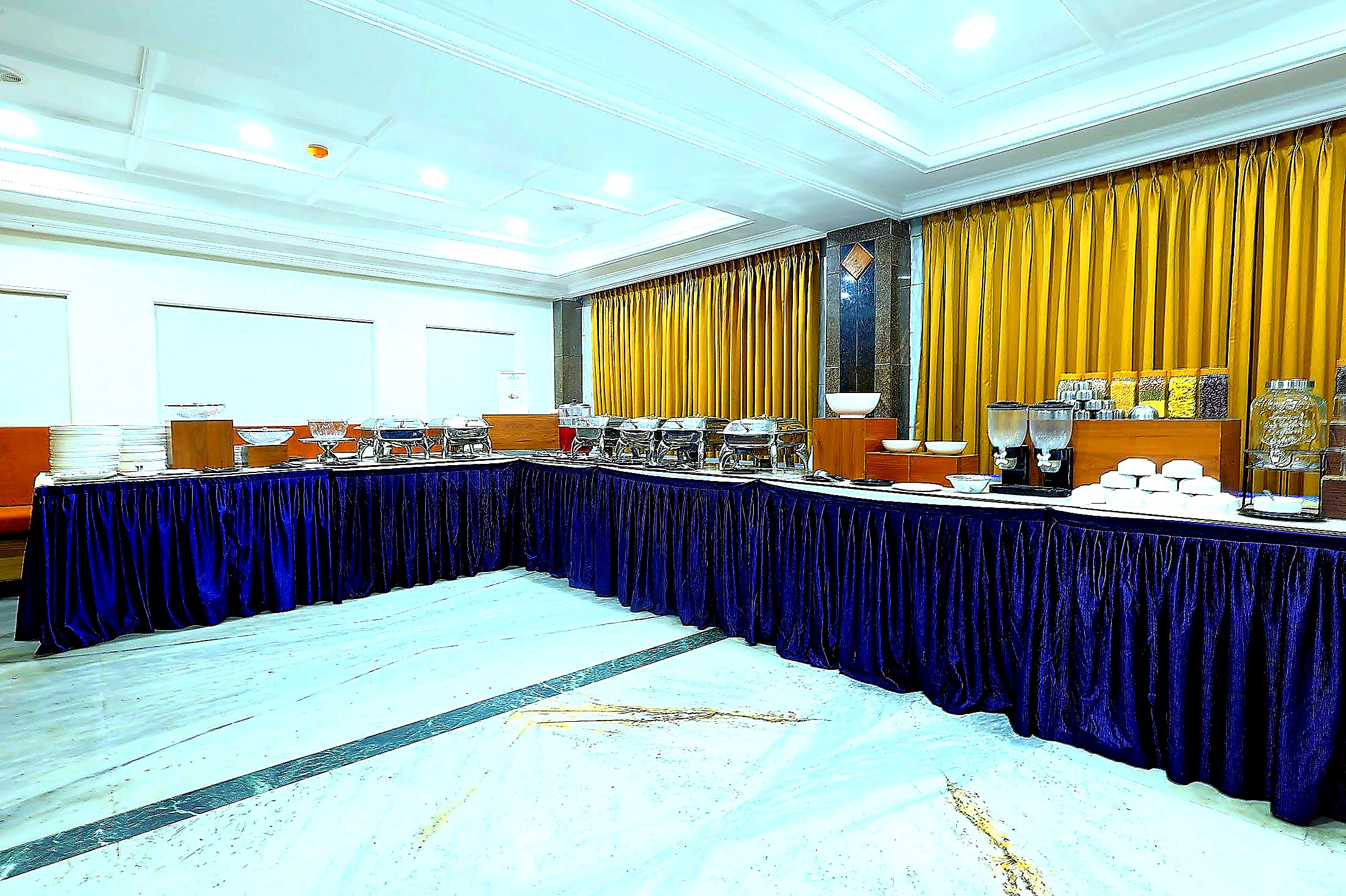 All-day buffet spread at Dakshin